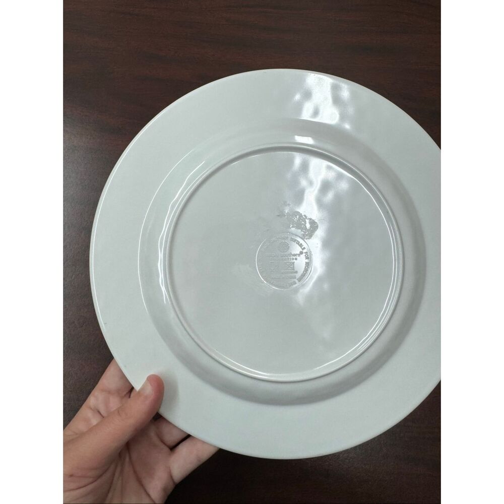 Simply Southern Plastic 9 Inch Plate- Seashell Print - Picture 3 of 5